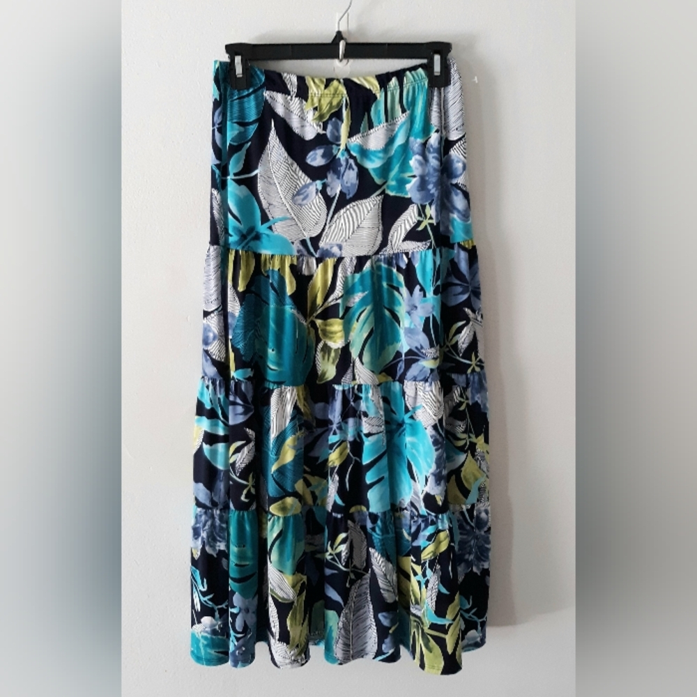 VTG Espresso Full Maxi Skirt